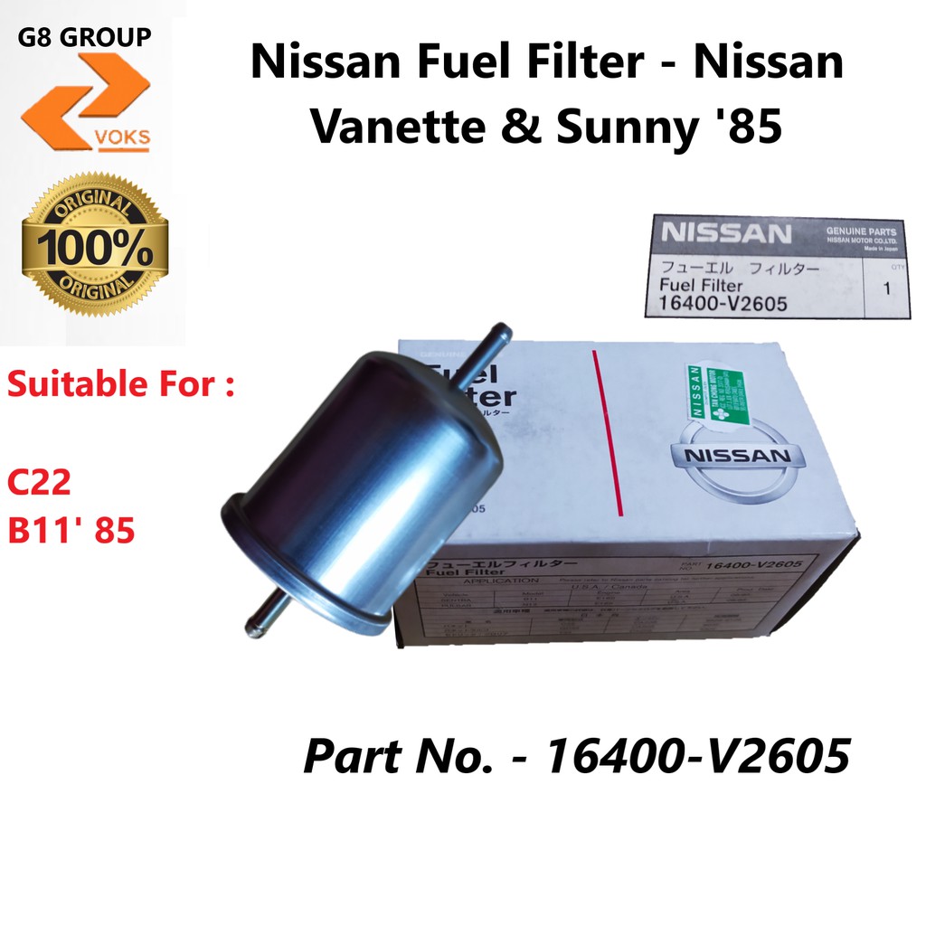 Nissan Fuel Filter Nissan Vanette C Sunny V