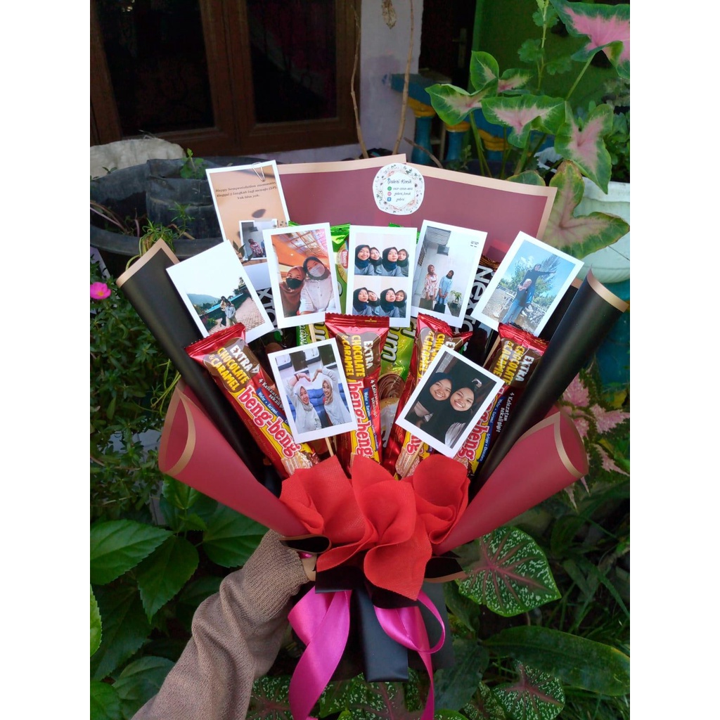 Snack Polaroid Bouquet Model A Snack Bouquet Graduation