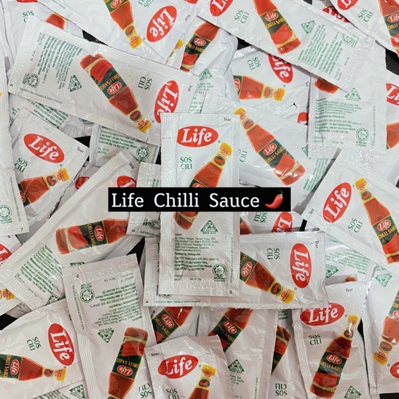 MCD KFC A W Chilli Sauce Sachet Life Sos Cili Packet Swiss Bear Taco