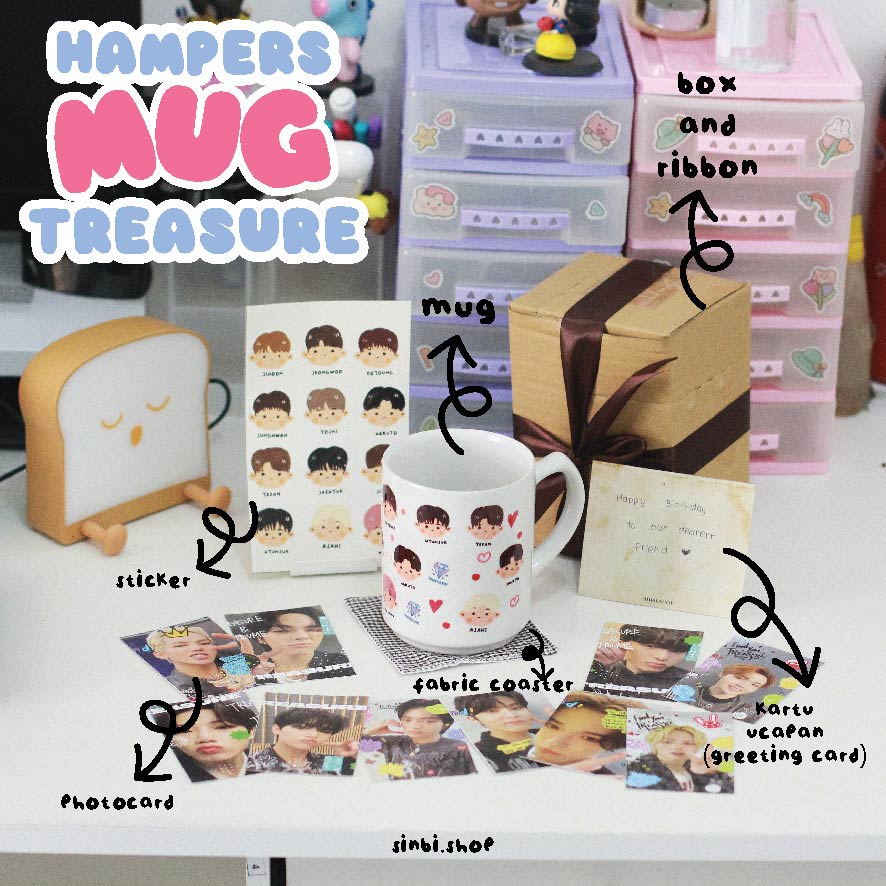 Hampers Mug Treasure Kpop Giftbox Hampers Kpopers Gift Souvenirs