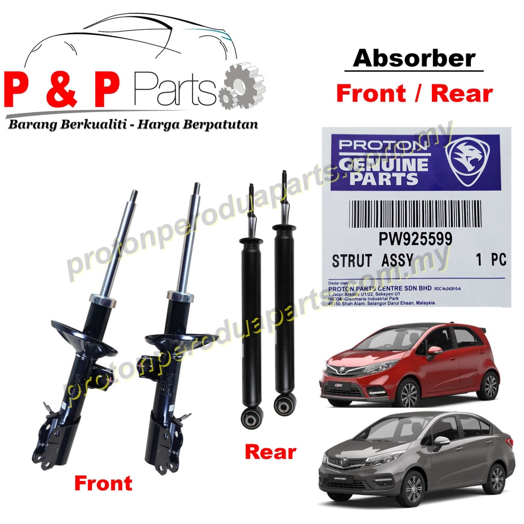 Absorber Front Rear Shock Depan Belakang Proton Persona VVT Iriz