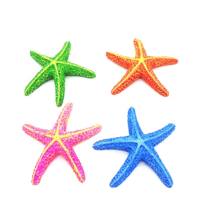 Colorful Artificial Aquarium Starfish Ornament Natural Sea Stars Diy