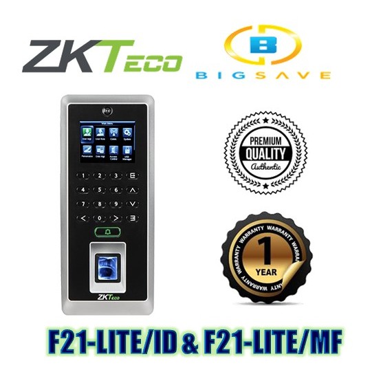 Zkteco F Lite Id F Lite Mf Zk Adms Fingerprint Time Attendance