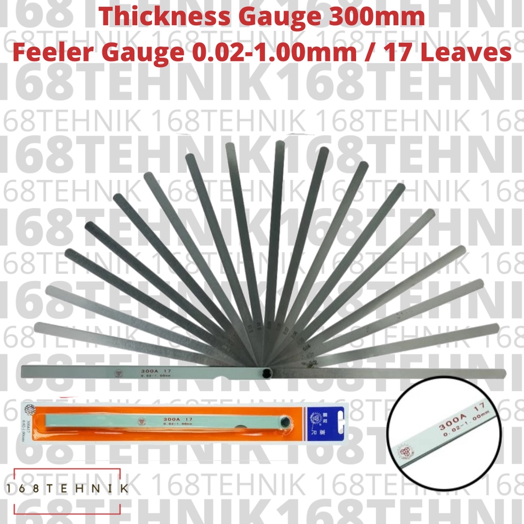 Fuller Gauge Mm Feeler Gauge Mm Blades Thickness Gauge