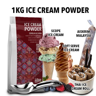 1KG Milky Soft Serve Ice Cream Powder Hard Serve Ice Cream Thai Fried