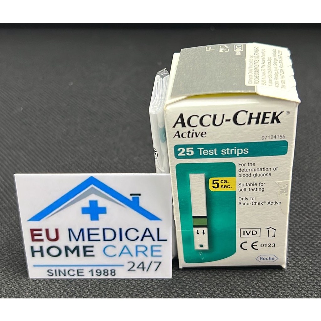 Exp Accu Chek Active Test Strips Blood Glucose Code