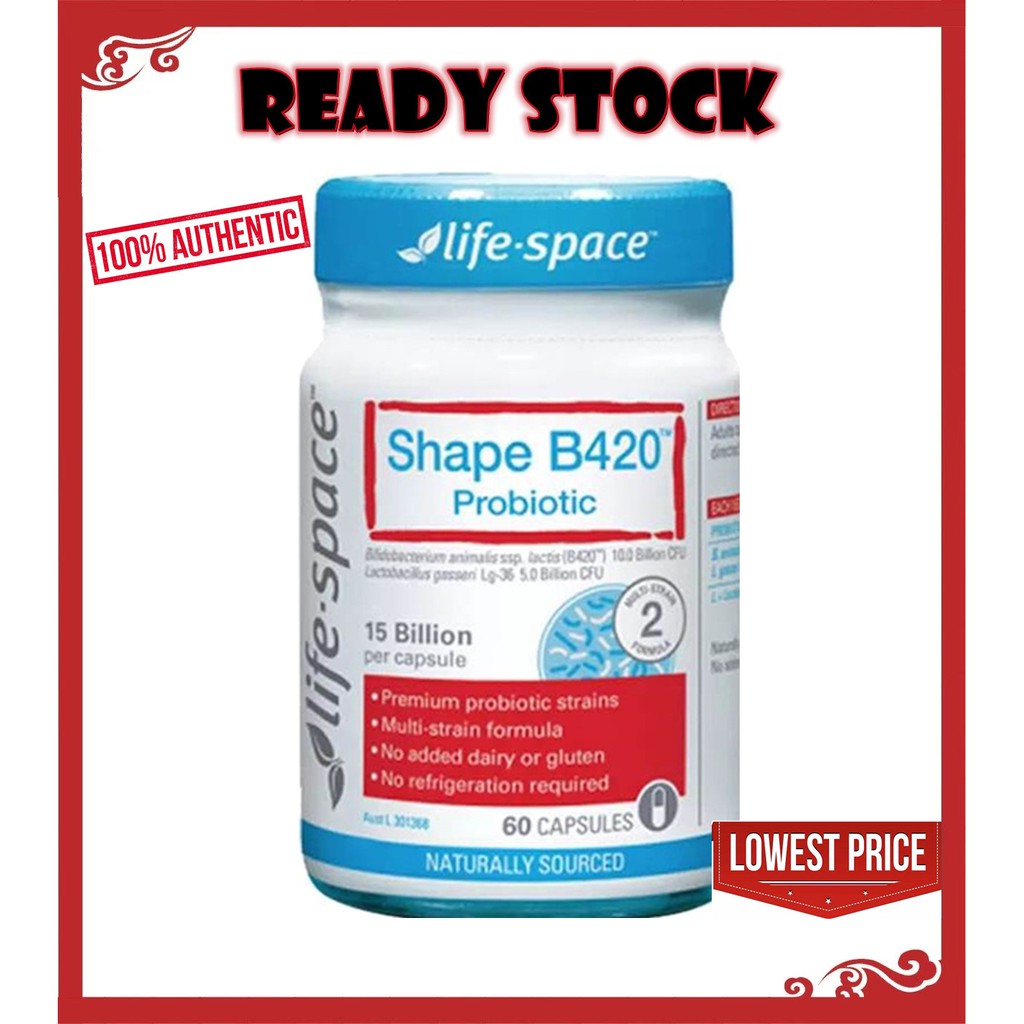 Life Space Shape B Probiotic Capsules Made In Australia