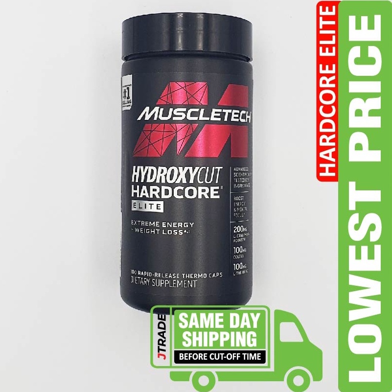Muscletech Hydroxycut Hardcore Elite Capsules Fat Burner Shopee