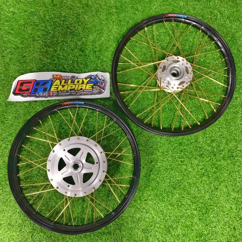 RIM ALLOY 17 X 1 40 1 60 SIAP HUB CNC PNP MOTOR SCOOTER EGO SOLARIZ