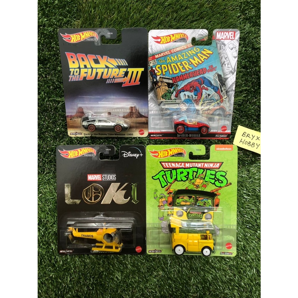 Hot Wheels Retro Entertainment Case H DMC H Set Of