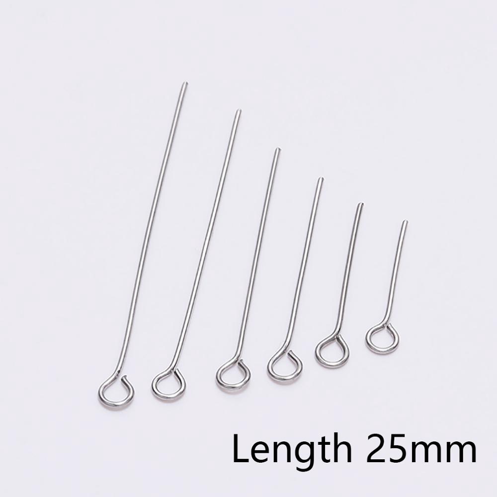 St Kunkka Stainless Steel Eye Head Pins Pcs X X X X