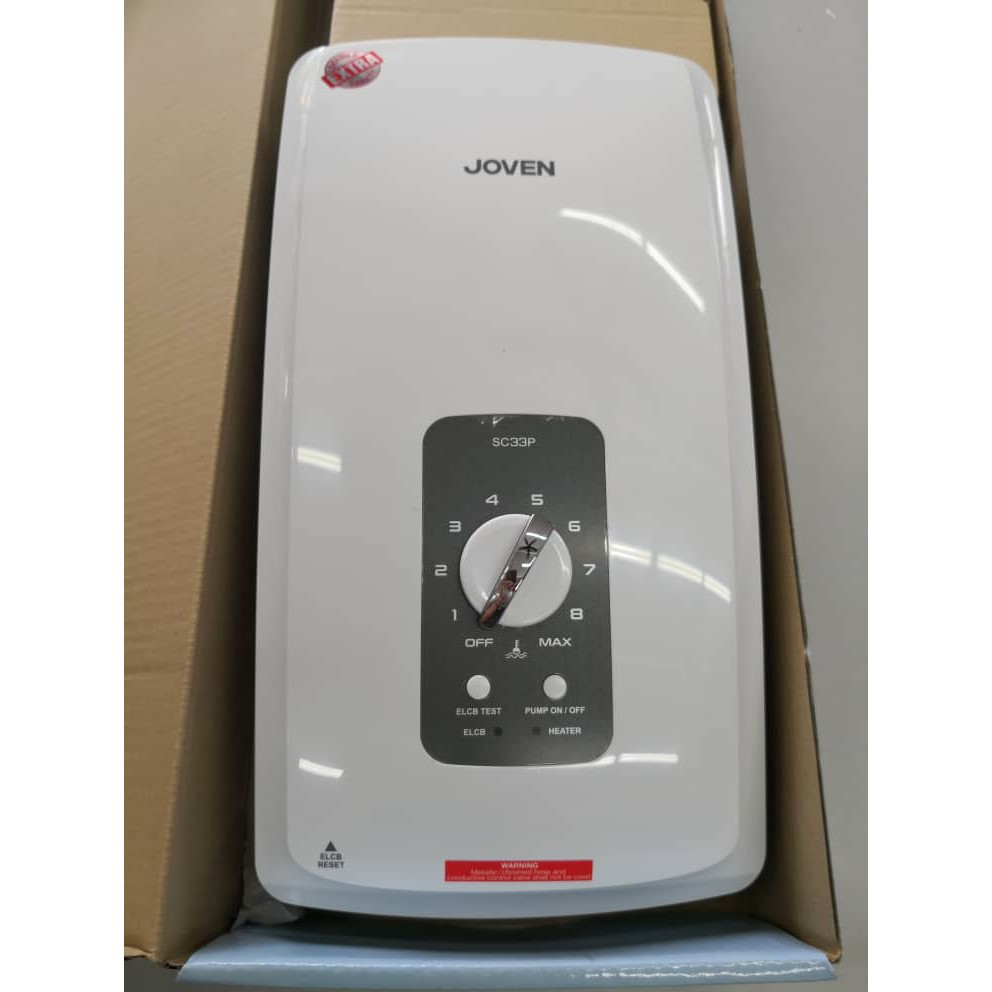 ORIGINAL JOVEN Water Heater Pump SC33P Series Instant Hot Shower