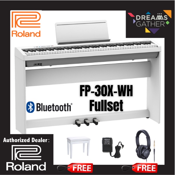 Roland Fp X Key Digital Piano Home Package With Rh Headphone