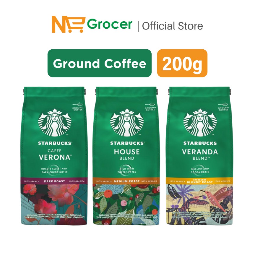 Starbucks Roast Ground Coffee G Caffe Verona Veranda Blend