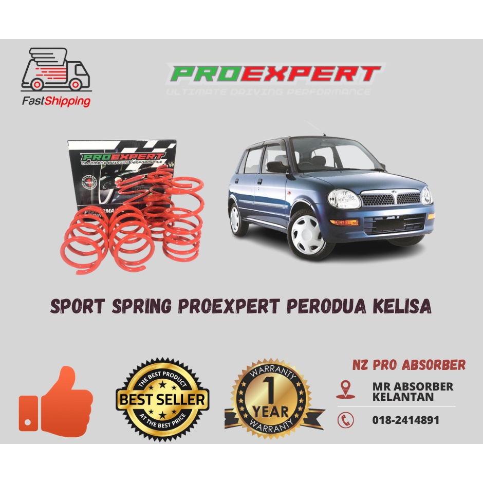 Spring Sport Pro Expert Lowered Perodua Kelisa Kenari Set Shopee Malaysia