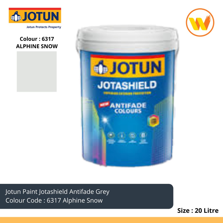 20Litre Jotun Paint Jotashield AntiFade Exterior Wall Paint 6317