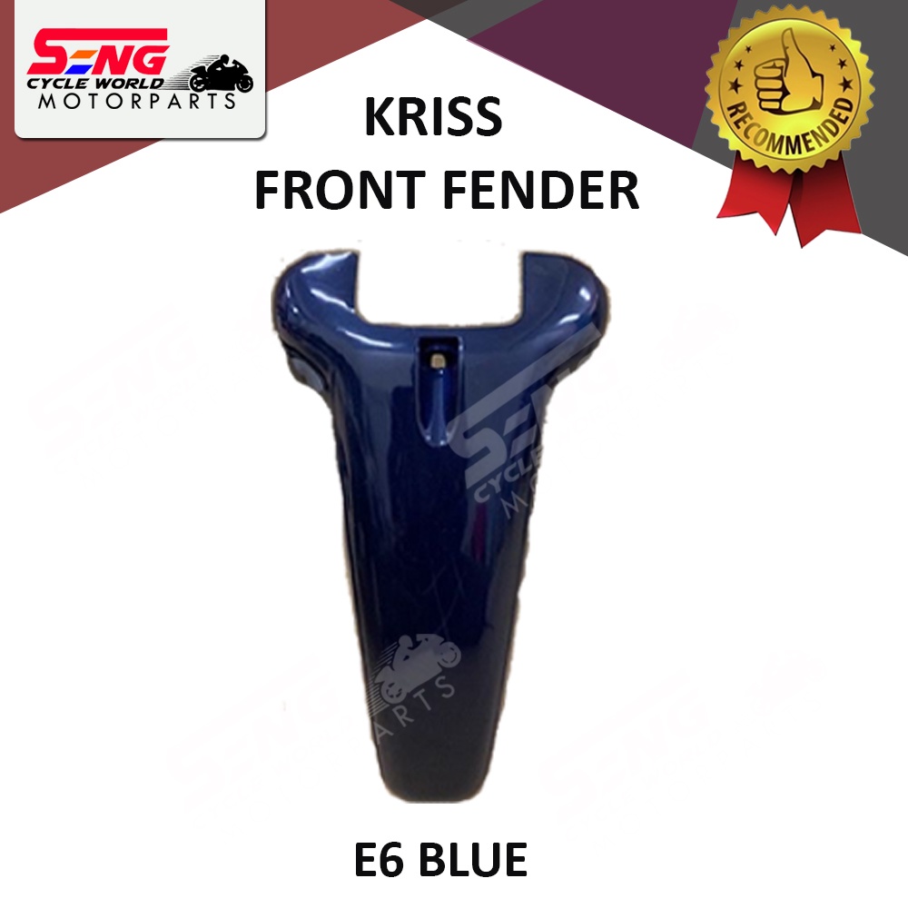 MODENAS KRISS 1 2 100 FL MR1 FRONT FENDER MUDGUARD GREY RED