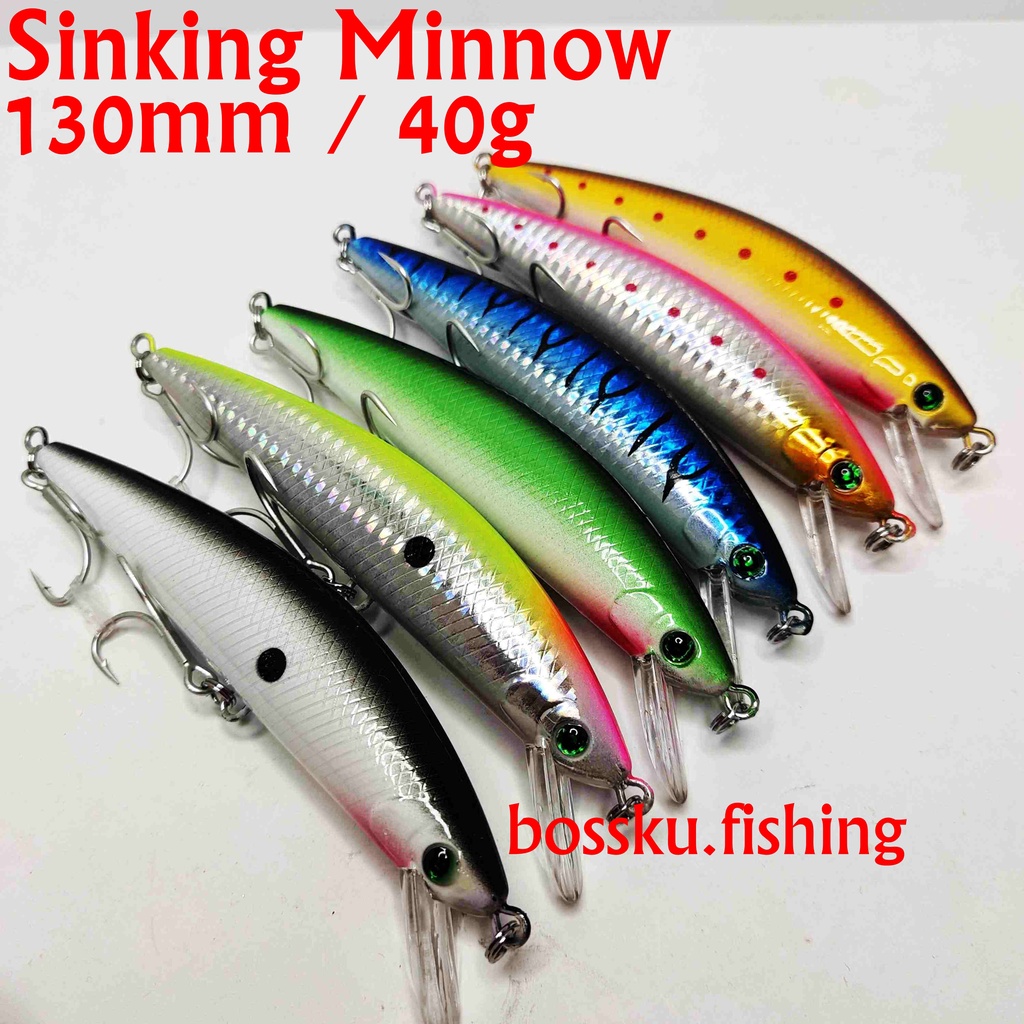 Cm G Gewang Sinking Minnow Pintail Killer Tiruan Pancing Ikan