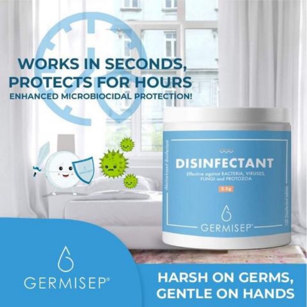 Ready Stock Germisep Disinfectant Cleaning Tablets G G Exp