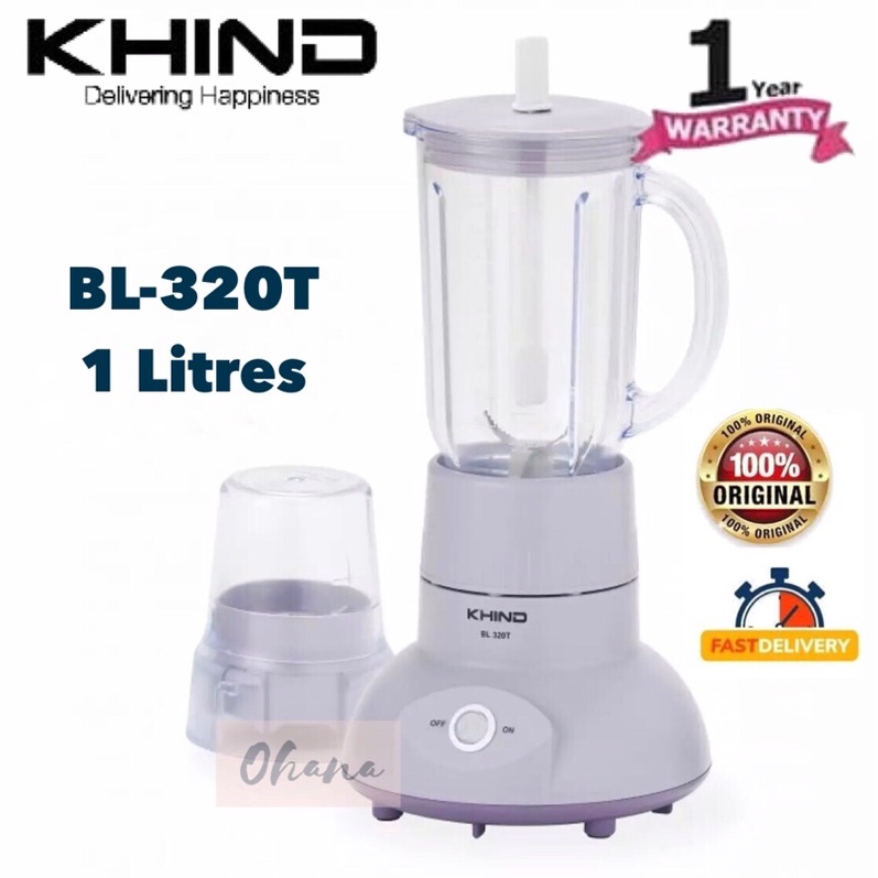 KHIND BL320T BL1220 1 2L BLENDER JUG WITH DRY MILL PENGISAR MIXER JUG