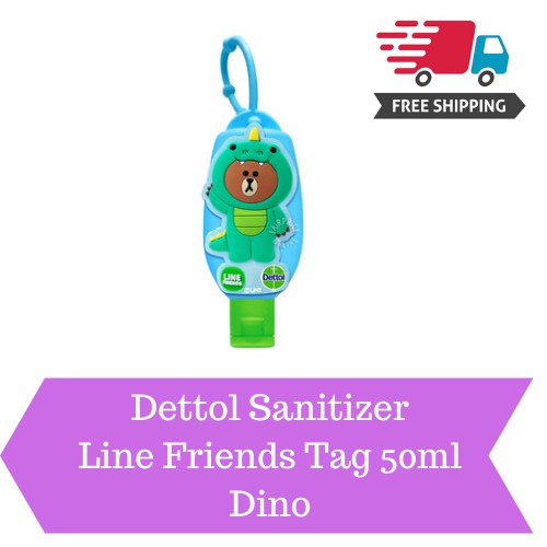 Dettol Hand Sanitizer Line Friends Tag 50ml Shopee Malaysia