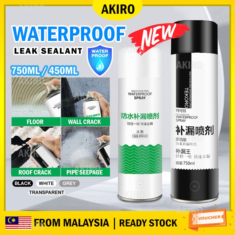 Akiro Ml Waterproof Spray Silicone Sealant Diy Kalis Air Stop Leak