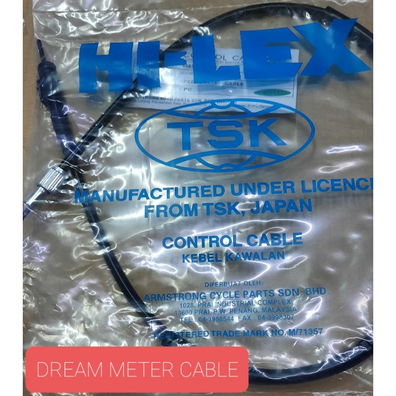 Tali Meter Speedometer Cable Honda Ex Dream Wave Tsk Shopee Malaysia