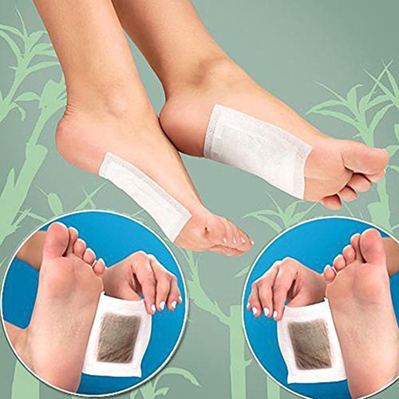 P Pcs Lot Detox Foot Patch Bamboo Pads Patches With Adhersive Foot