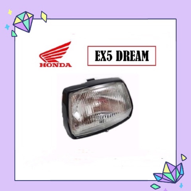 Honda Ex Ex Stroke Dream Headlamp Head Lamp Lampu Depan Front Light