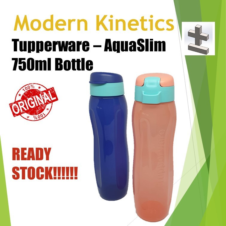 Tupperware Bottle Aquaslim Water Bottle 750ml Flip Top Shopee Malaysia