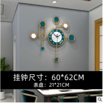 CL24 Bronze Iron Wall Clock Metal Clock Jam Dinding Hiasan Jam