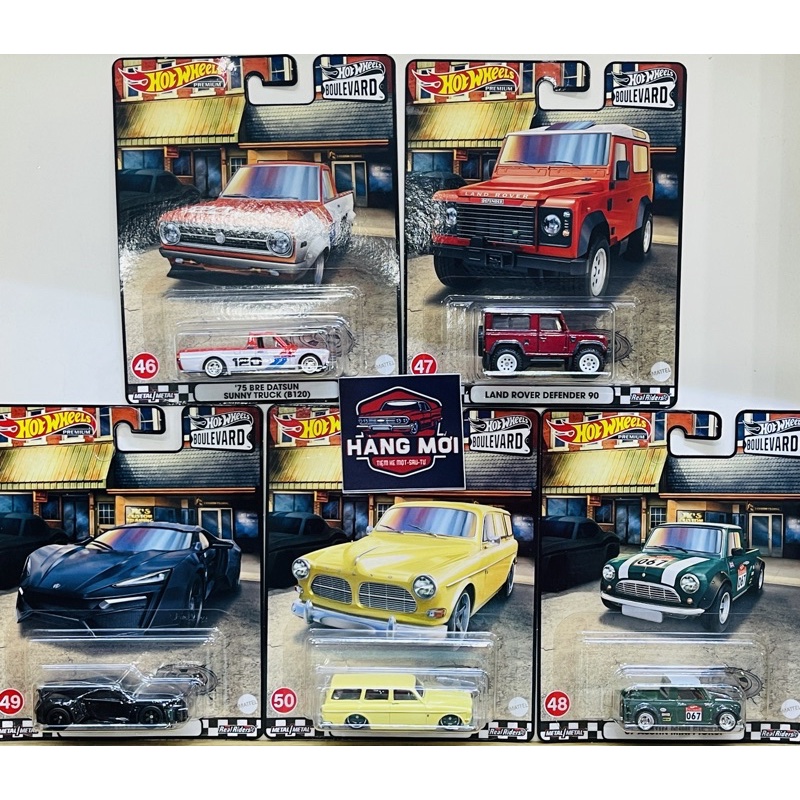 Hobby Store Hot Wheels Premium Boulevard 2022 Model Car Retail Set