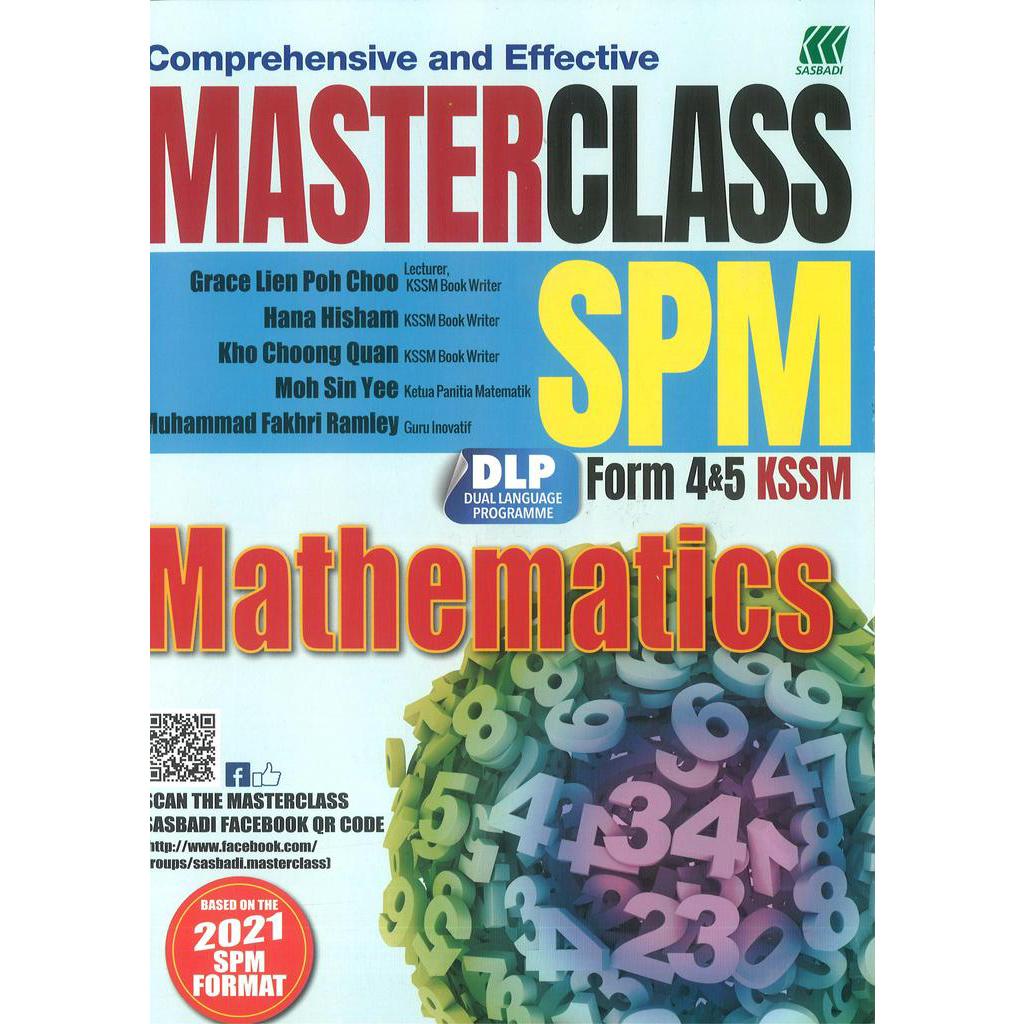 SASBADI MASTERCLASS MATHEMATICS DLP FORM 4 5 Shopee Malaysia