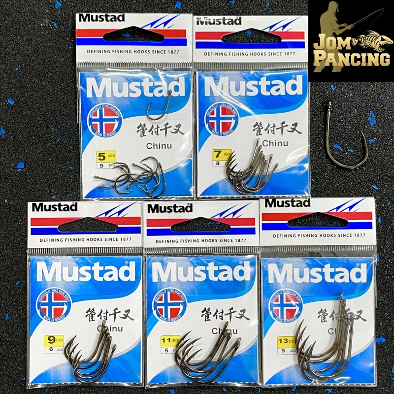 Jom Pancingmustad Chinu Ring Fishing Hook Made In Norway Mata Kail