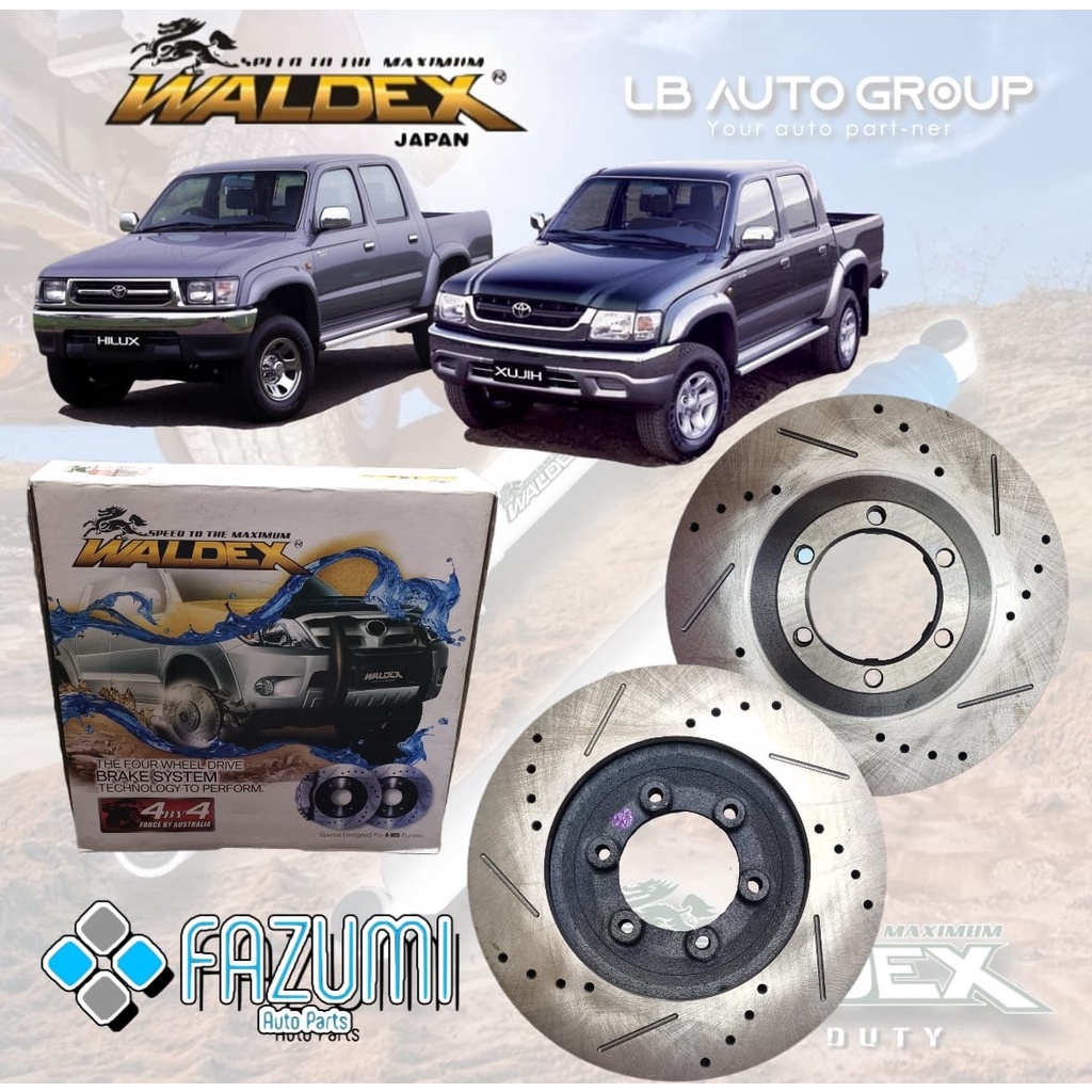 Toyota Hilux LN166 KDN165 KDN190 Front Depan WALDEX Performance