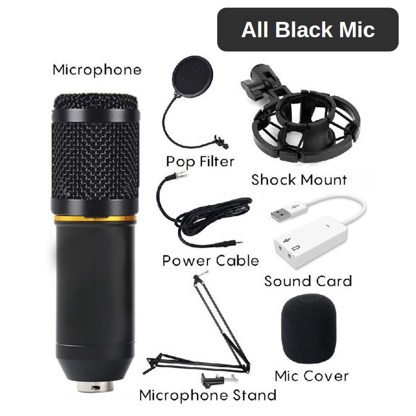 Ready Stock Bm Mic V Plus Sound Card With Adjustable Microphone