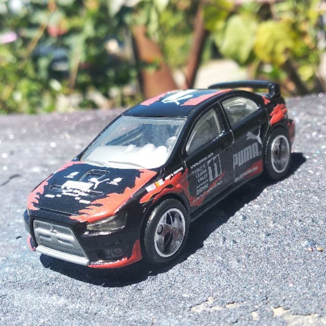 Hot Wheels Mitsubishi Lancer Evolution X Custom Puma Shopee Malaysia