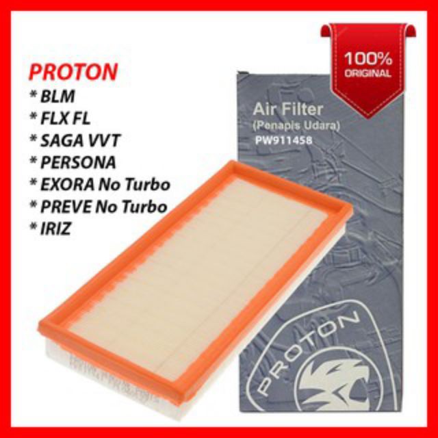 Original Air Filter Proton Persona Saga Blm Fl Flx Vvt Iriz