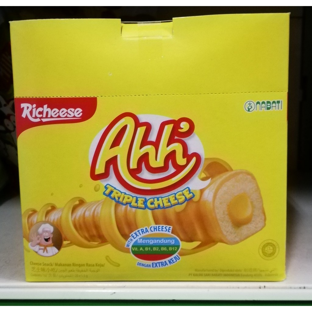 1CTN NABATI AHH TRIPLE CHEESE 5 5g 6 BOX PER CTN Shopee Malaysia