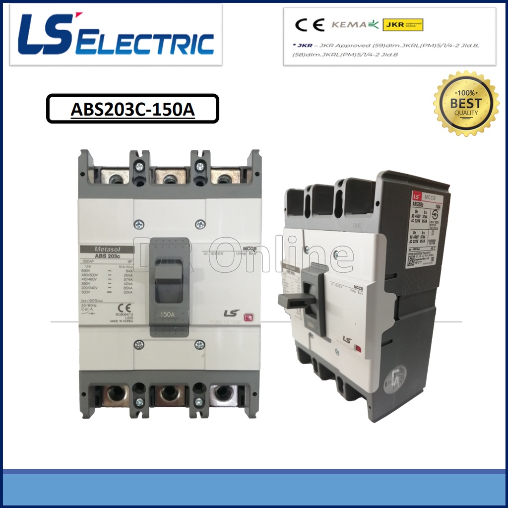 Ls Metasol Molded Case Circuit Breaker Mccb Pole Ka A