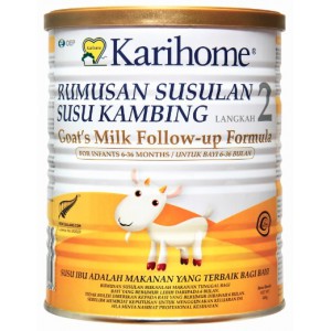 Karihome Step 2 Goat Milk Formula Follow On Milk Susu Kambing 6 12