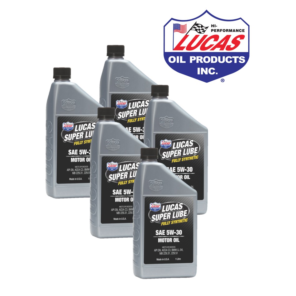 Bundle Of Lucas Super Lube Fully Synthetic Sae W Motor Oil L