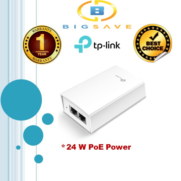 TP LINK TL POE4824G 48V PASSIVE PoE INJECTOR ADAPTER Shopee Malaysia