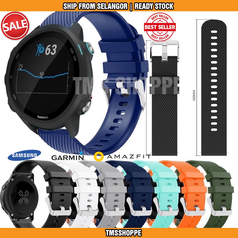 20mm Garmin Forerunner 245 Vivoactive 3 Forerunner 645M Venu Venu SQ