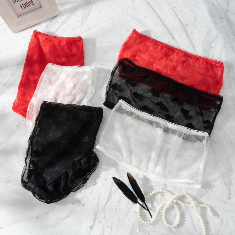 Women Sexy Mesh Lace Lingerie Set Transparent Babydoll Underwear Bra Briefs Set Shopee Malaysia