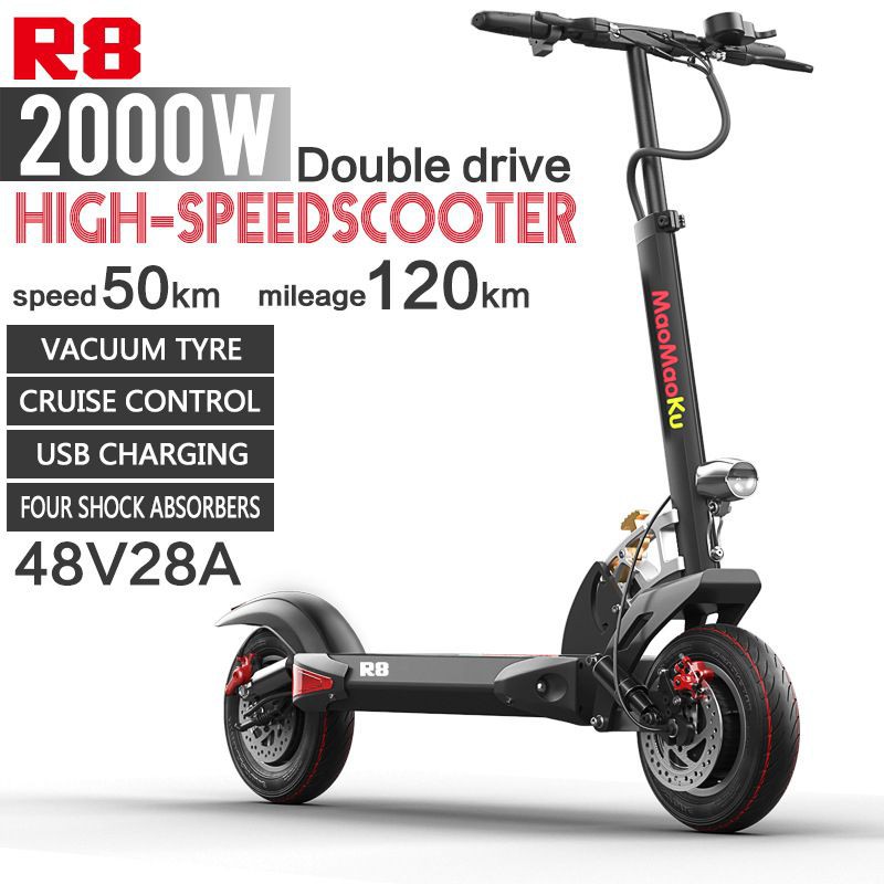 Electrick Scooter Maomaoku R High Speed Double Motor W V Ah