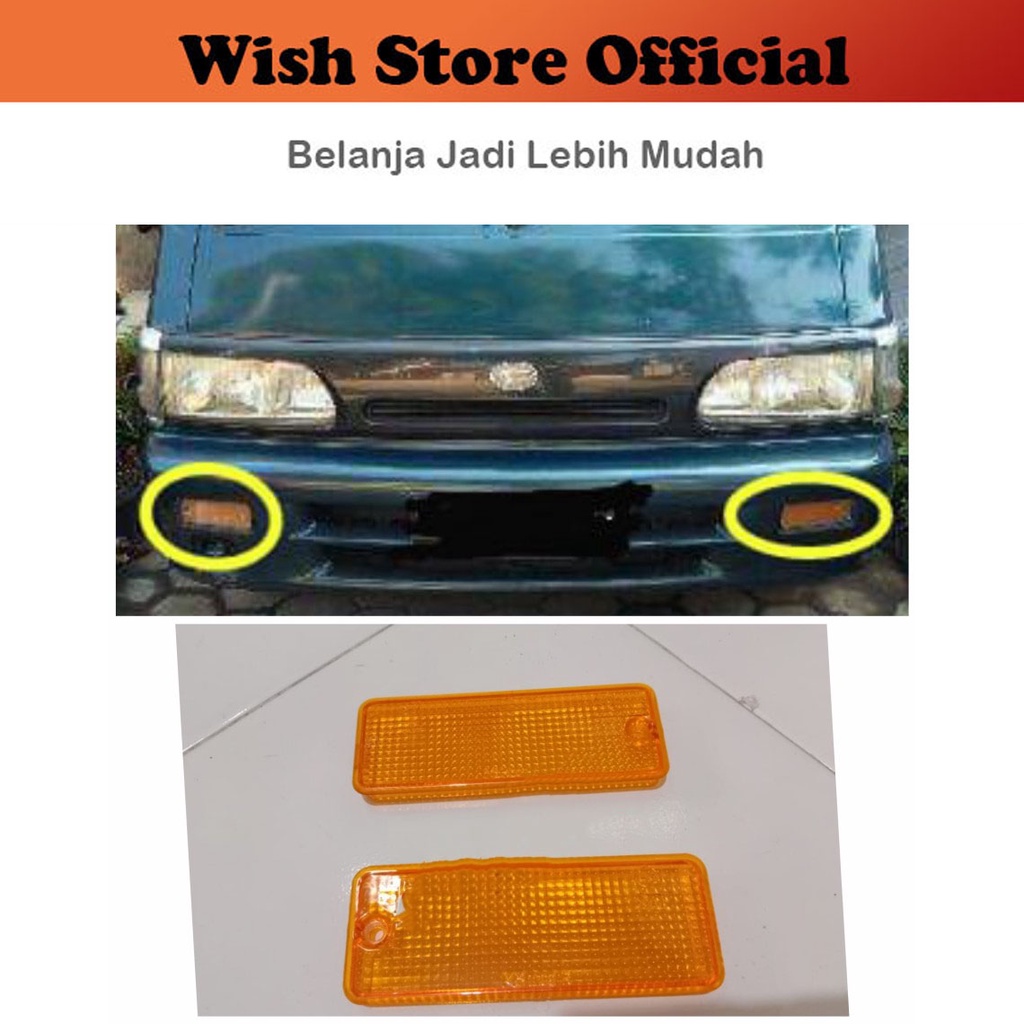 Mika Glass Bumper Lamp Bumper Lamp Front Turn Signal Sen DAIHATSU Zebra