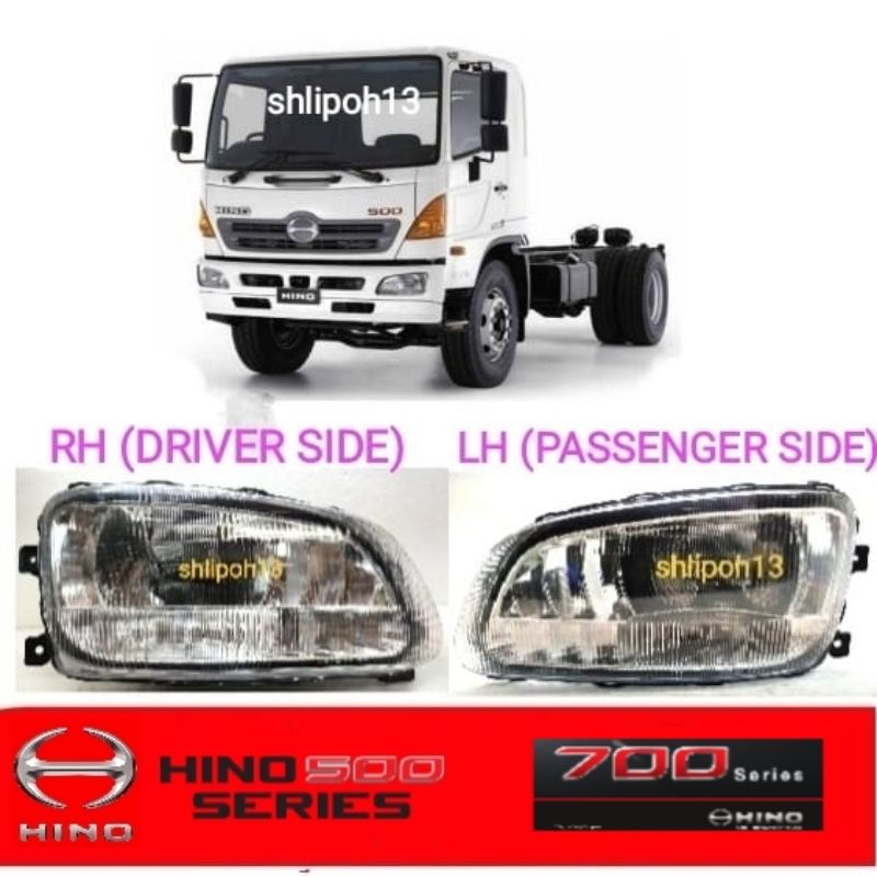 Hino Validus Series Truck Head Lamp Rh Lh Shopee Malaysia