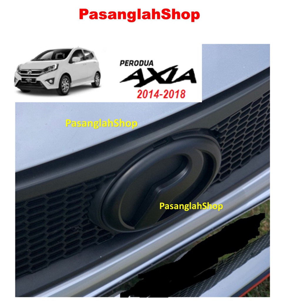 Perodua Axia Year Emblem Depan Belakang Dan Wording Shopee Malaysia