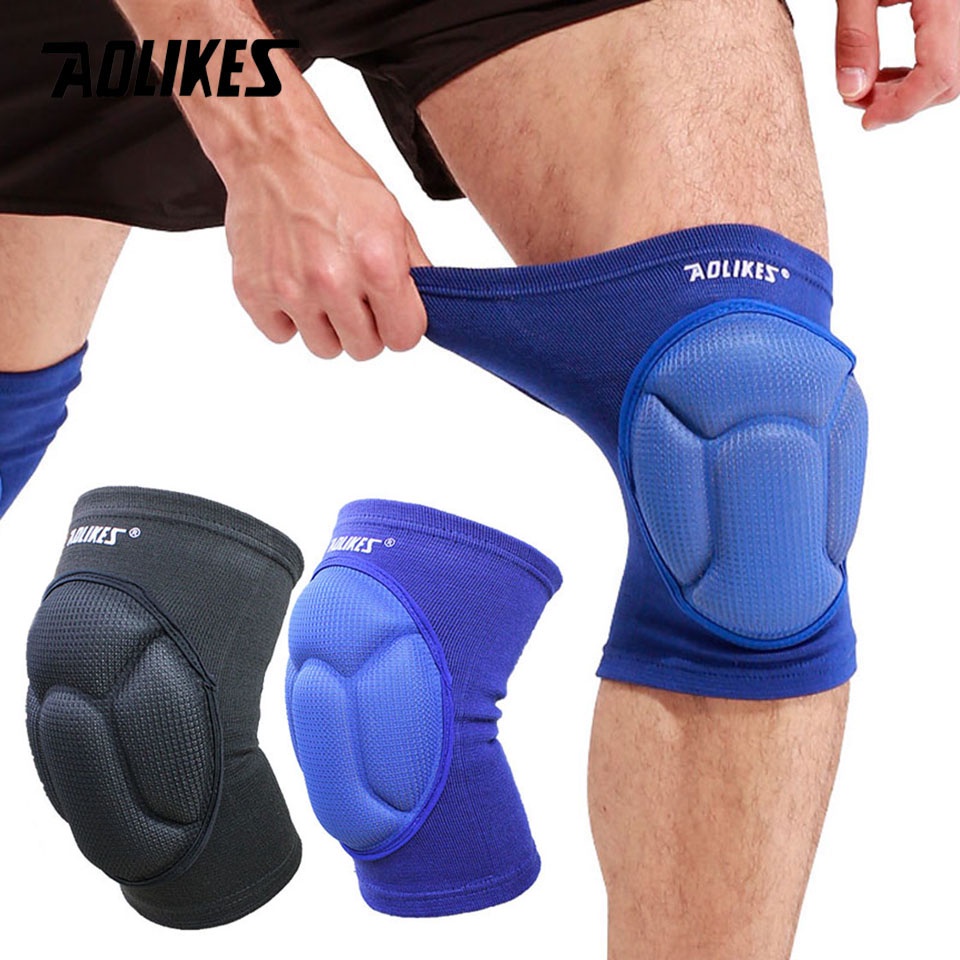 Aolikes Protective Thick Sponge Anti Slip Knee Pads Pair Shopee